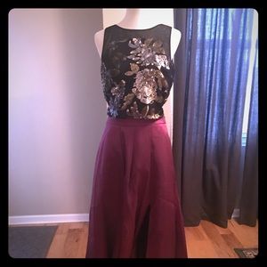 Formal top and skirt